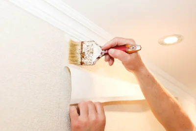 Pose de papier peint à Messon — revêtements muraux et toiles de verre
